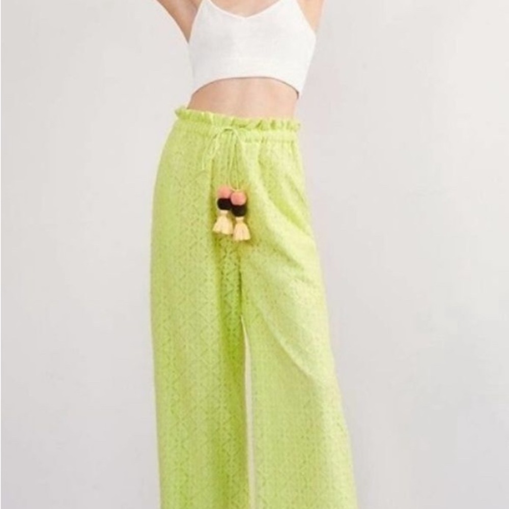 Anthropologie Ollari Lace Pants